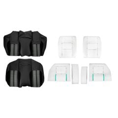 TMI Rear Seat Upholstery And Seat Foam Sport R500 Series Without Console Coupe Mustang 1965-1969