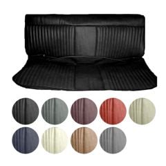 Vinyl Bench Seat Upholstery w/ Pocket Behind Back Rest F-100 73-79
