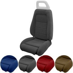 TMI Upholstery Sport Seat Cloth With Thigh Bolster 1984 Mustang