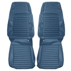 Upholstery Front Buckets Blue With Blue Stripe Mach 1 Interior Fastback 1970 Mustang