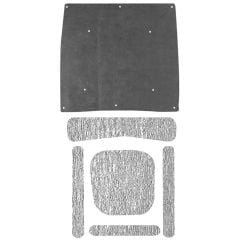 QuietRide Solutions AcoustiHood Smooth Underhood Cover Kit Mustang 69-70