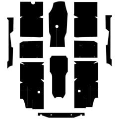 QuietRide Solutions Acoustishield Complete Kit Fastback Mustang 1965-1966