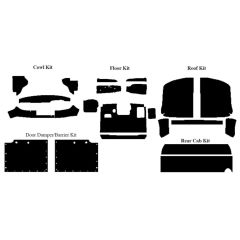 QuietRide Solutions Complete Insulation Kit Acoustishield F-100 1953-1955