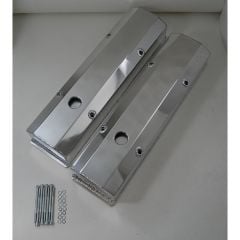 Valve Covers Anodized Aluminum Fabricated With Tall Long Bolts Pair For Small Block Engine Chevrolet C10 1960-1986