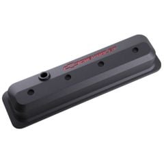 PROFORM Valve Covers Tall Black Crinkle Slant-Edge W/ Recessed Logo Pair 305/307/327/350 Gen II Small Block Chevrolet C10 1987/ C/K Truck 1987-1998