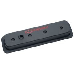 PROFORM Valve Cover Tall Black Crinkle W/ Recessed Logo Pair 305/307/327/350 Gen II Small Block Chevrolet C10 1987/ C/K Truck 1987-1998