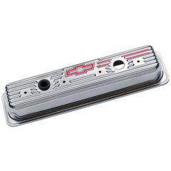 PROFORM Valve Cover Tall Polished W/ Embossed Logo Pair 305/307/327/350 Gen II Small Block Chevrolet C10 1987/ C/K Truck 1987-1998