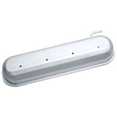 PROFORM Valve Cover Slant-Edge Plain Polished Aluminum Tall Baffled Pair GM LS