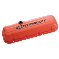 PROFORM Valve Cover Tall Steel Orange With Logo And Baffles Pair Big Block Chevrolet 396/402/409/427/454 1965-1996