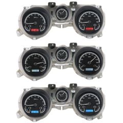 Dakota Digital Gauge Assembly VHX With Black Alloy Style Face Mustang 1971-1973