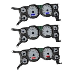 Dakota Digital Gauge Instrument Cluster Assembly VHX With Silver Alloy Style Face Mustang 1979-1986