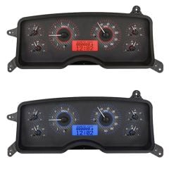 Dakota Digital Gauge Instrument Cluster Assembly VHX With Carbon Fiber Style Face Mustang 1987-1989