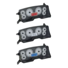 Dakota Digital Gauge Instrument Cluster Assembly VHX With Silver Alloy Style Face Mustang 1987-1989