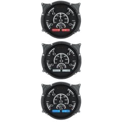 Dakota Digital Gauge System VHX Black Alloy Style Face F-100 1961-1966