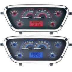 Dakota Digital Gauge System VHX Carbon Fiber Style Face F-100 1953-1955