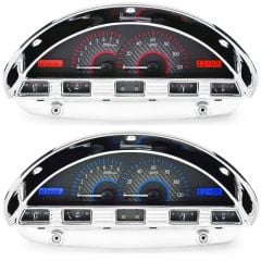 Dakota Digital Gauge System VHX Carbon Fiber Style Face F-100 1956