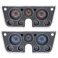 Dakota Digital Gauge System VHX With Carbon Fiber Style Face And Digital Display Chevrolet C10 1967-1972