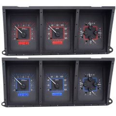 Dakota Digital Gauge System VHX With Carbon Fiber Style Face F-100 1973-1979