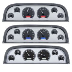 Dakota Digital Gauge System VHX With Silver Alloy Style Face Chevrolet C10 1960-1963