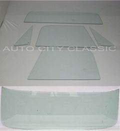 Complete Glass Kit 6-Piece Clear For Small Rear Window Chevrolet C10 1967