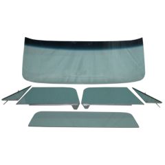 Glass Kit 6-Piece Clear With Vent/Door Assemblies And Small Rear Glass Chevrolet C10 1968-1972