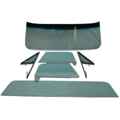 Complete Glass Kit 6-Piece Clear With Full Vent Assemblies And Small Back Glass Chevrolet C10 1968-1972