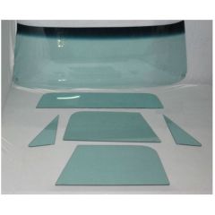 Complete Glass Kit 6-Piece Green-Tinted With Shaded Windshield Chevrolet C10 1973-1975