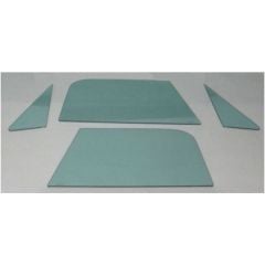 Door Glass 4-Piece Kit Green Tint Chevrolet C10 1981-1987