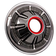 Front Hub Cap With Red Center Ring 15" Ford Tooling Bronco 1966-1977