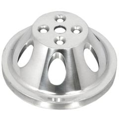 CJ Classic Trucks 1-Groove Water Pump Pulley Aluminum Polished For Short Water Pump Big Block Chevrolet 1965-1968