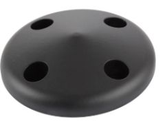 CJ Classic Trucks Water Pump Pulley Nose Aluminum Black For Short Water Pump Small Block Chevrolet 1960-1968