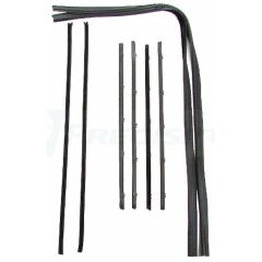 Beltline And Glass Run Weatherstrip Kit With Black Beads Chevrolet C10 1967-1972