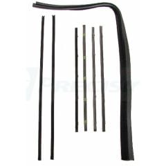 CJ Classic Trucks Beltline And Glass Run Weatherstrip Kit With Chrome Beads Chevrolet C10 1967-1972