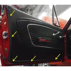 Scott Drake Door Weatherstrip Pair 1965-1966