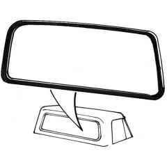 Rear Window Weatherstrip With Wide Groove For Chrome Trim Ford F-Series 1973-1977