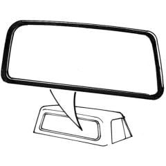Weatherstrip Rear Window With Narrow Groove For Chrome Trim F-100/F-150/F-250/F-350 1978-1979