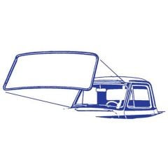 Windshield Weatherstrip Without Groove For Chrome F-100 1948-1952