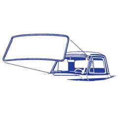Windshield Weatherstrip Without Groove For Chrome F-100 1953-1955