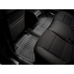 WeatherTech Floor Liners Black Front/ Rear With Flow-Through Console F-150 2009-2014