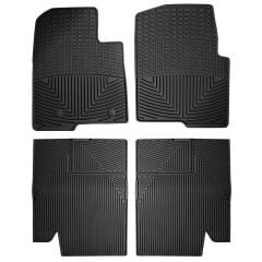 WeatherTech Front And Rear Floor Mat All-Weather Black Set SuperCrew F-150 2011-2014