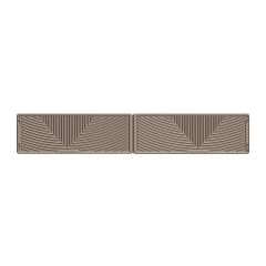 Weathertech Floor Mat All Weather Rubber Tan Rear F-150 2015-2018