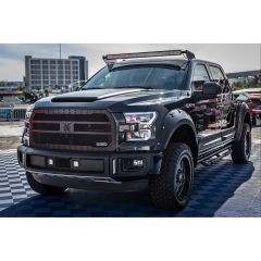 ZROADZ Front Roof LED Light Bar Mount Kit With 50" Curved LED Light Bar F-150 15-26