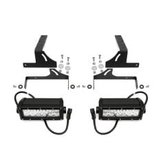 ZROADZ Rear Bumper LED Kit With (2) 6" LED Straight Double Row Light Bars F-150 2009-2014
