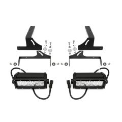 ZROADZ Rear Bumper LED Kit With 6" LED Straight Double Row Light Bars F-150 2015-2017