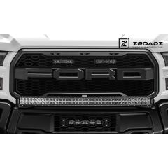 ZROADZ Main Grille LED Mounting Kit With 2 6" LED Light Bars F-150 Raptor 2017-2020