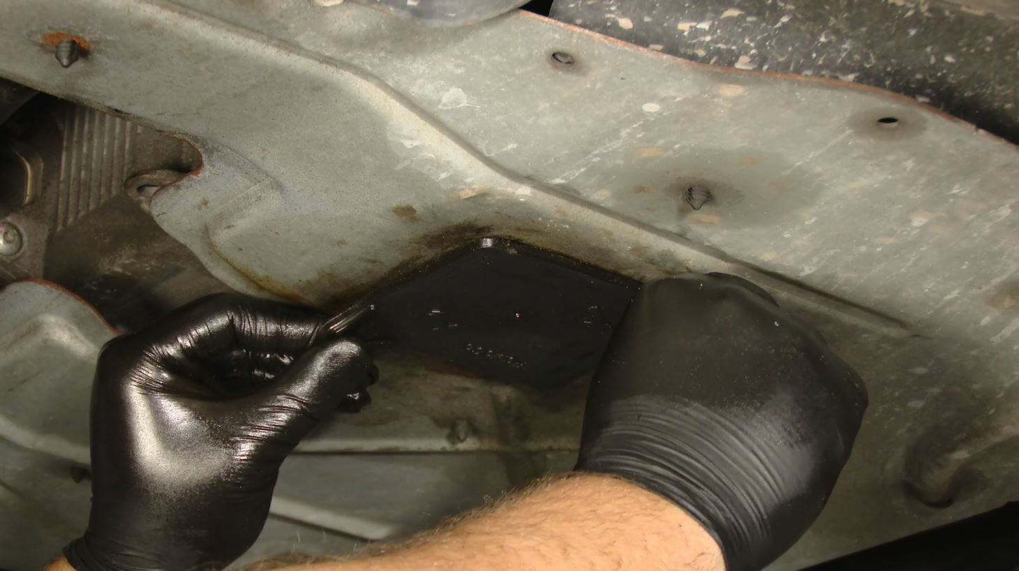 Removing rubber seal