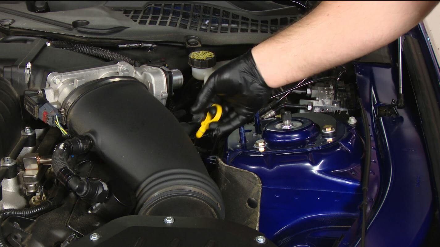 Check Mustang Engine Oil