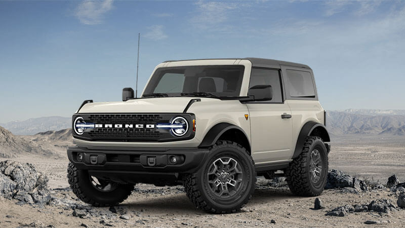 Ford Bronco painted Desert Sand