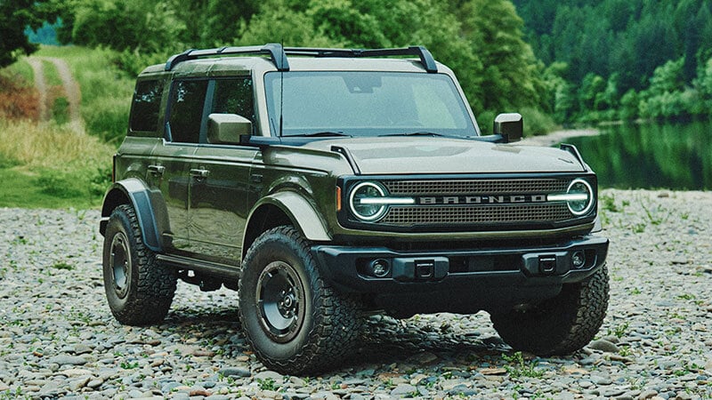 2027 Ford Bronco Filson painted Field Green Metallic