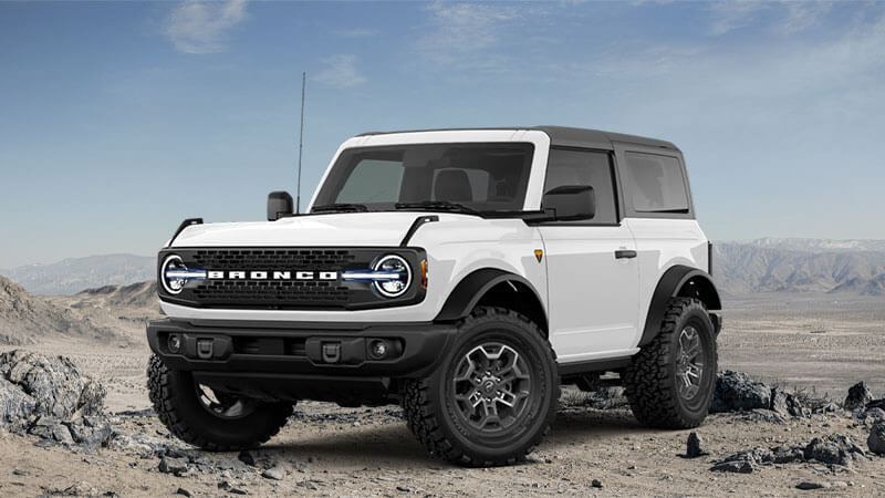 Ford Bronco painted Oxford White